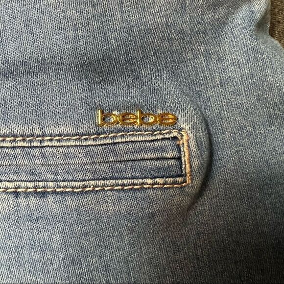 Vintage Y2K Bebe Summer Wash Denim Shorts - Picture 11 of 13